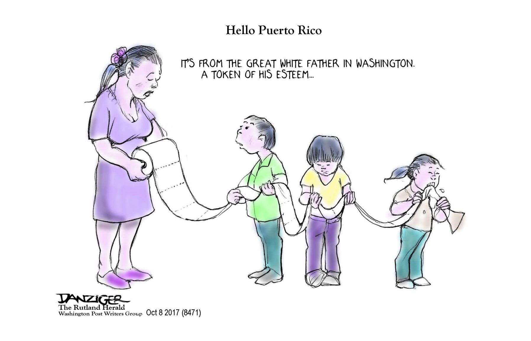 Jeff Danziger cartoon